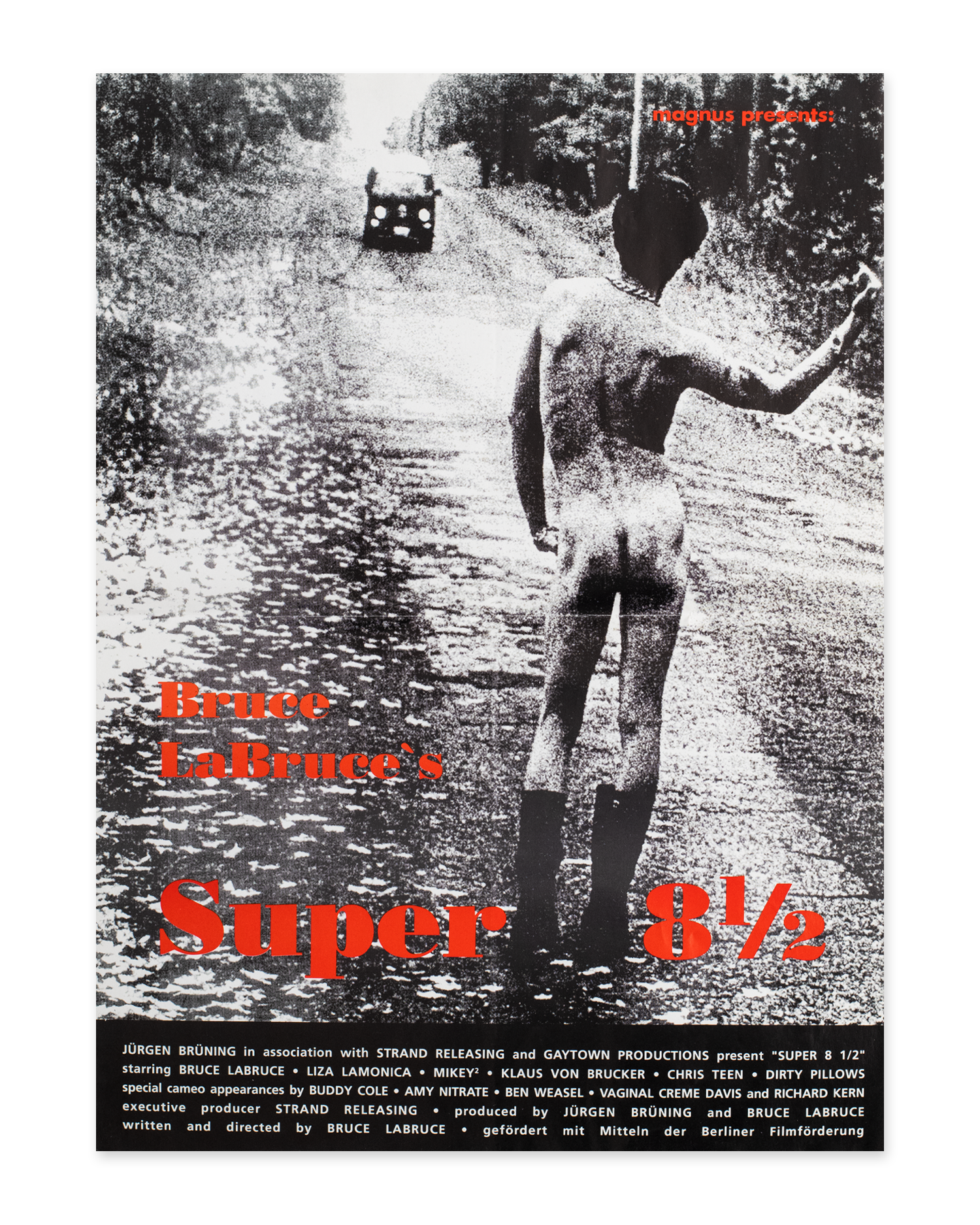 Bruce LaBruce's Super 8 1/2<br>Original Poster [1994]