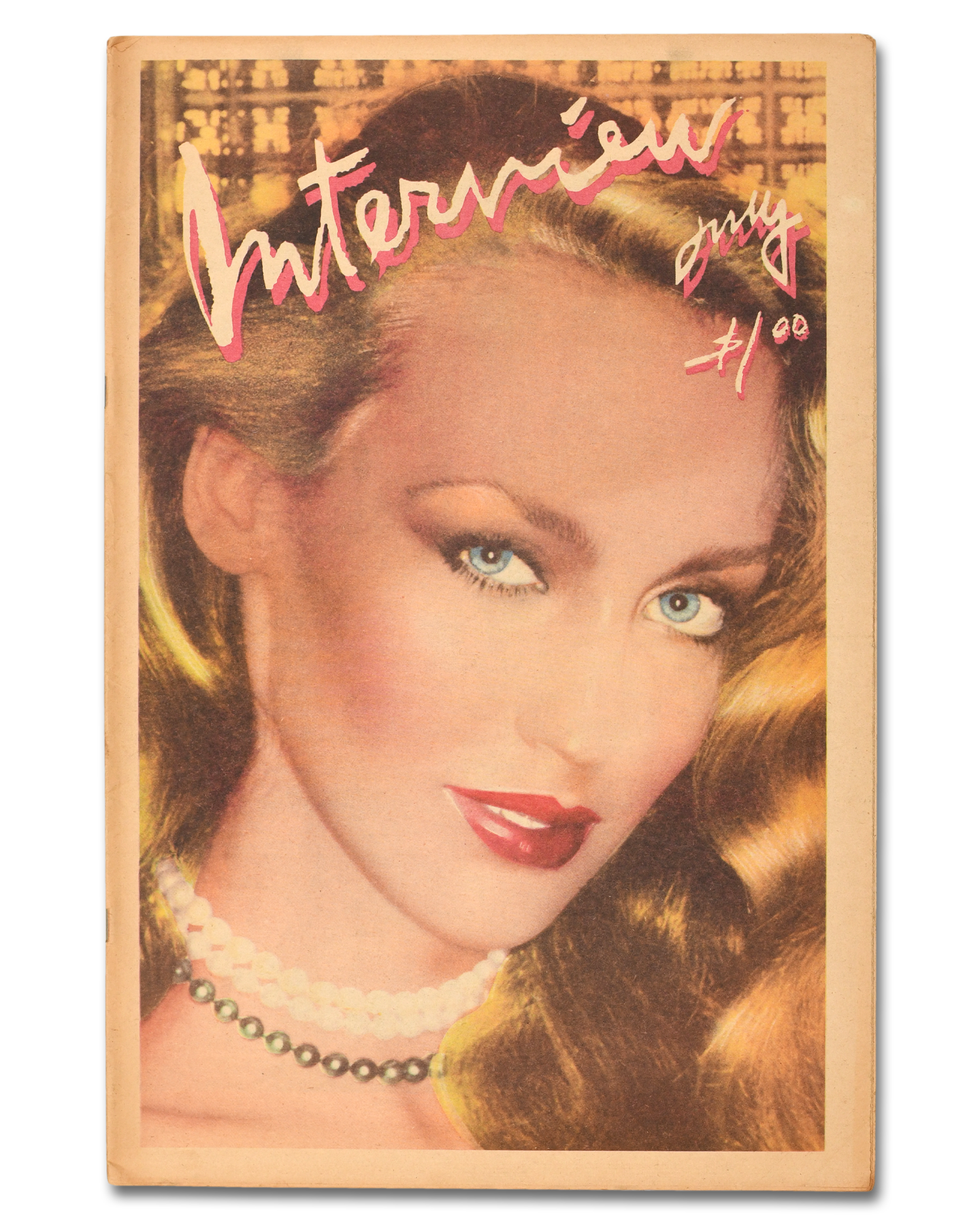 Interview Magazine, July 1978<br>Jerry Hall