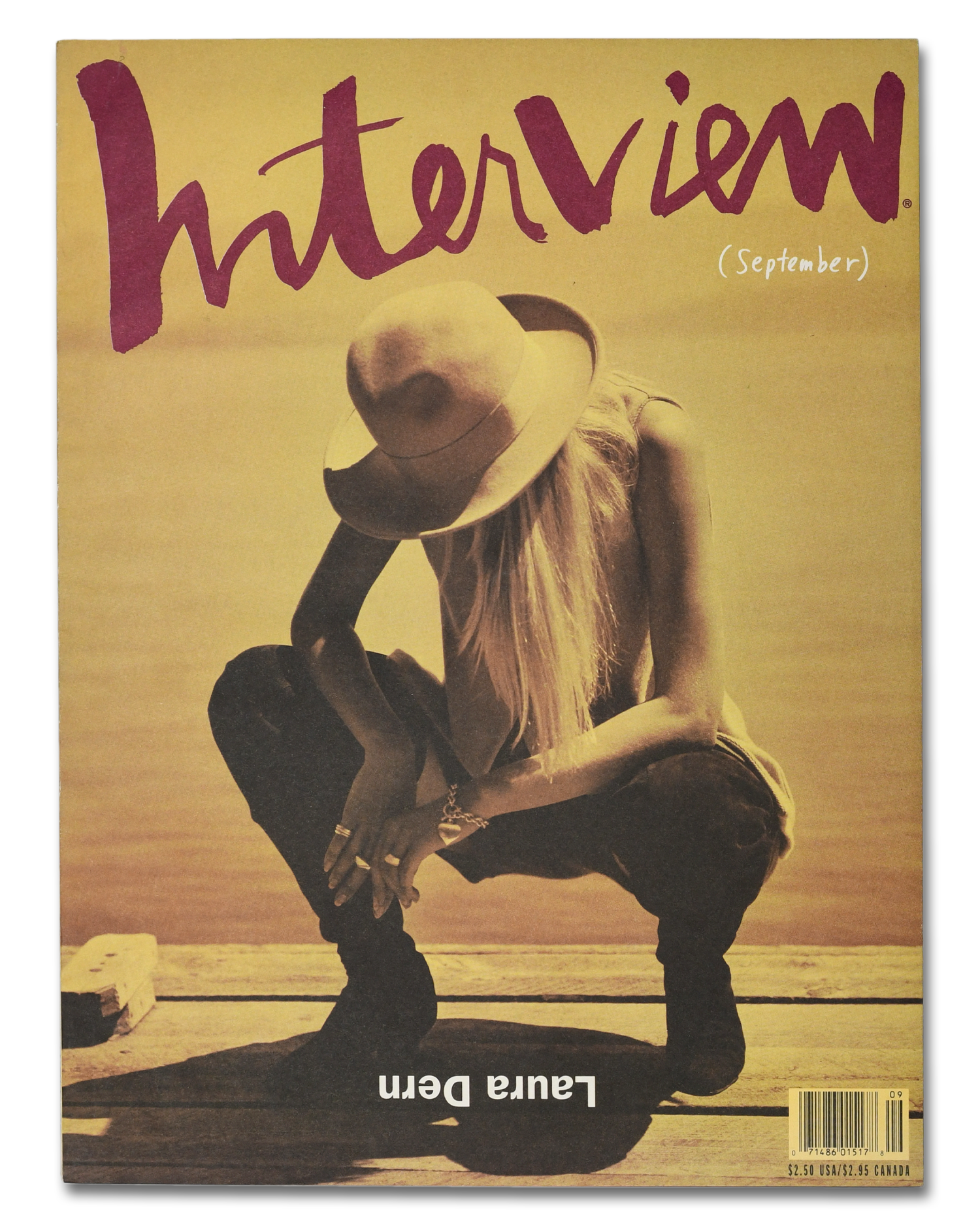 Interview Magazine, September 1990<br>Laura Dern